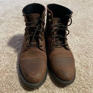 Thursday Boot Company Brown Handmade Leather Men's Boots Size 11